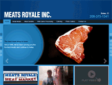 Tablet Screenshot of meatsroyaleidaho.com